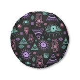 Tribal Round Floor Pillow